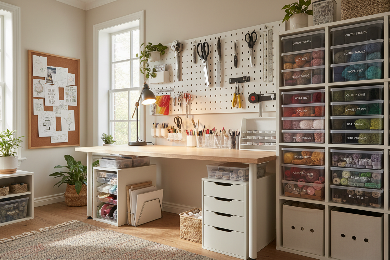How to Organize Your Craft Space Like a Pro