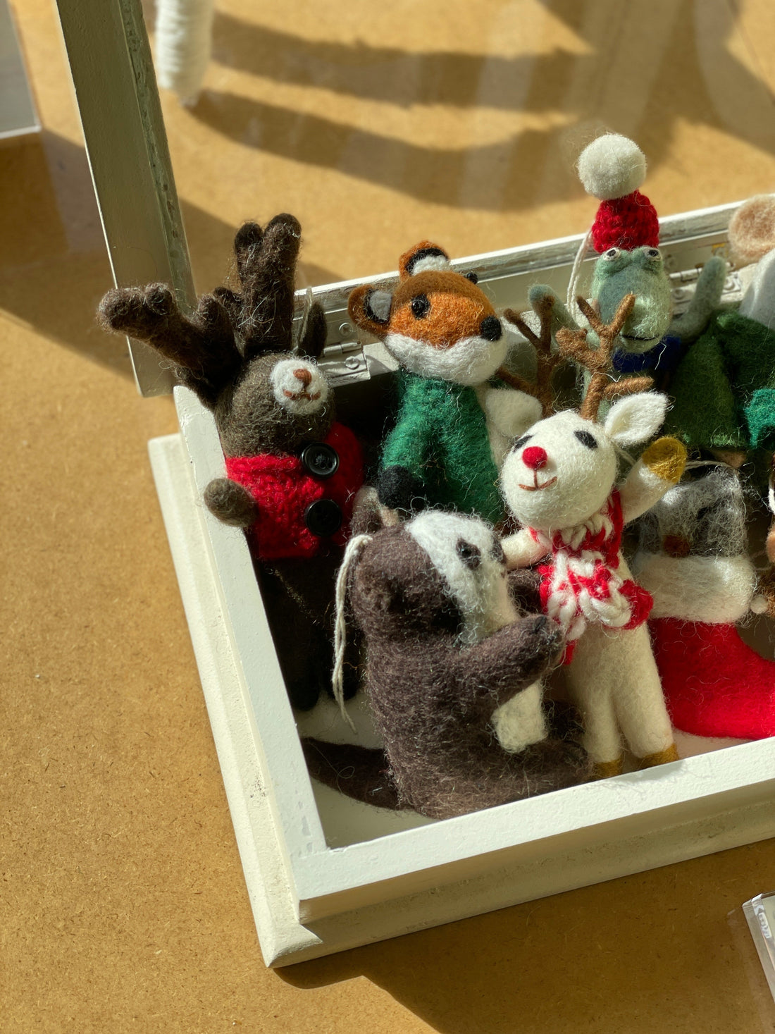 How to Use Handmade Needle Felted Pieces in a Cozy Home Display