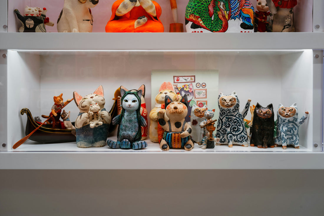 How to Display Handmade Needle Felted Figures at Home
