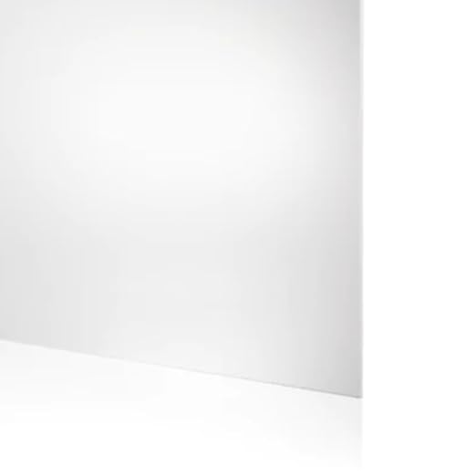 KastLite Colored Acrylic Sheets Nominal 12" x 24" - Plastic Sheet Easy to Cut, Saw, Shape, Laser Cut - Ideal for Arts & Crafts & DIY Projects- Durable, Lightweight, Scratch Resistant - Frosted 4 Pack