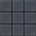 1"x1" Dark Gray Matte Finished Glass Mosaic Tile (Sample Swatch- 5"x4")