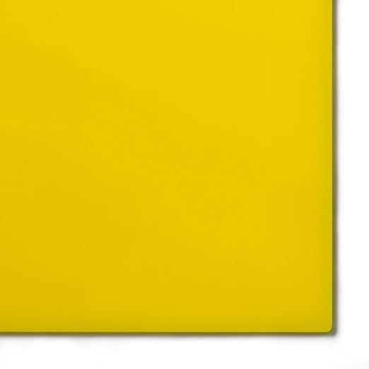 KastLite Colored Acrylic Sheets Nominal 6" x 18" - Plastic Sheet Easy to Cut, Saw, Shape, Laser Cut - Ideal for Arts & Crafts & DIY Projects- Durable, Lightweight, Scratch Resistant - Yellow 4 Pack