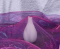 Two-Tone Iridescent Holographic Organza Fabric - 11 Yards by The Yard | Lightweight Sheer Tulle | for Wedding Dresses, Party Decor, DIY Crafts, Shiny Backdrops(Magenta with a hint of Blue)
