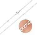 Wholesale 12 PCS Silver Plated Solid Brass Fine Flat Cable Chains Bulk for Jewelry Making 18-30 inches (26 Inch(2MM))