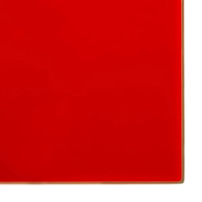 KastLite Colored Acrylic Sheets Nominal 6" x 6" - Plastic Sheet Easy to Cut, Saw, Shape, Laser Cut - Ideal for Arts & Crafts & DIY Projects- Durable, Lightweight, Scratch Resistant - Red 8 Pack