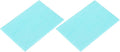 MECCANIXITY 2 Pcs Stained Glass Sheet Mosaic Tile 7.9 Inch x 5.9 Inch Sky Blue Stained Glass Sheets for Crafts DIY Art Project
