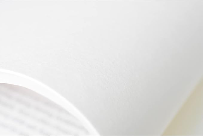 Yasutomo Hosho Paper Pad, 9 X 12 inches, 18 lb. 48 Sheets with Deckle Edges, Off-White (6H)
