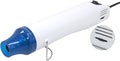 mofa Temp Regulation Heat gun,6.6ft Cable 300W Hot Air Gun for Crafting,Acrylic Paint Dryer Multi-Purpose Electric Heating Nozzle(White,Blue)