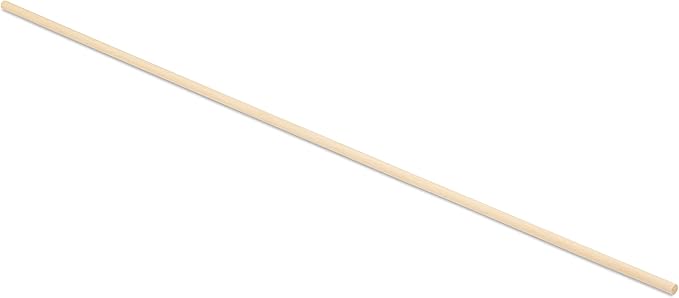 Dowel Rods Wood Sticks Wooden Dowel Rods 3/16 x 18 Inch Unfinished Hardwood Sticks for Crafts and DIYers 100 Pieces by Woodpeckers