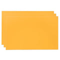 PATIKIL 8x12 Inch Anodized Aluminum Sheet Metal, 3Pcs Laser Plates Engraving Blanks 0.5MM Thin Rectangle for Crafting DIY House Laser Engraving, Yellow