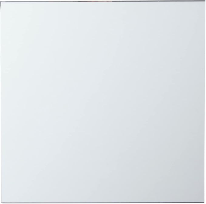 Bright Creations Square Mirror Tiles - 4 in, Silver, Pack of 50 - for Crafts & Table Centerpieces - Mirror Mosaic Tiles