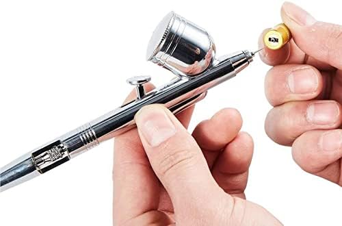 4 Set Airbrush Spray Gun Wash Cleaning Tools Needle Nozzle Brush Glass Cleaning Pot Holder