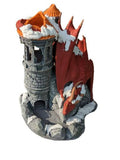 Dragon 3D Printed Dice Tower - Mythic Roll Collection - Unchained Games - Ascend to New Heights with your Rolls! (11.) Red)