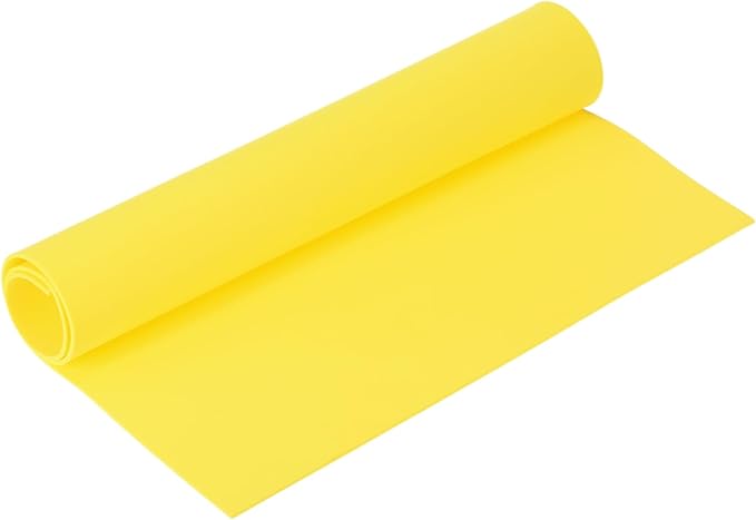 MECCANIXITY Foam Sheets Crafts 19x12 Inch 2mm EVA Craft Foam Paper Foam Sheets for Crafts Projects DIY Cosplay Modeling, Yellow