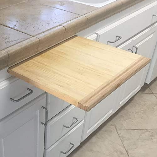 Pureboo Premium Bamboo Pull-out Cutting Board - 8 Different Sizes to Fit Most Standard Slots 17.75"W x 22"D x 3/4"H
