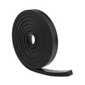 DOBTIM Rubber Strips 1/2(.500)" Thick X 1" Wide X 10'Long, Solid Rubber Rolls Use for Gaskets DIY Material, Supports, Sealing, Bumpers, Protection, Abrasion, Black