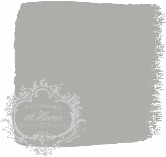 AMY HOWARD AT HOME Chalk-Based One Step Paint for Furniture, Cabinetry, Decor, Finish, and More | No Stripping, Sanding, or Priming | Light Base | 16 Ounce | Manor Gate