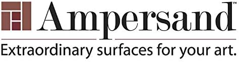Ampersand Art Supply Wood Gesso Art Painting Panel: Canvas Texture, 3/8 Inch Depth, 9" x 12"