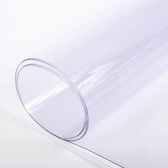 Farm Plastic Supply - Clear Vinyl Sheeting - 15 Mil - (4'6" x 3.5') - Vinyl Plastic Sheeting