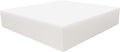 FoamRush 8" H x 24" W x 24" L Upholstery Foam Cushion High Density (Square Foam for Dining Chairs, Chair & Wheelchair Seat Cushion Replacement)