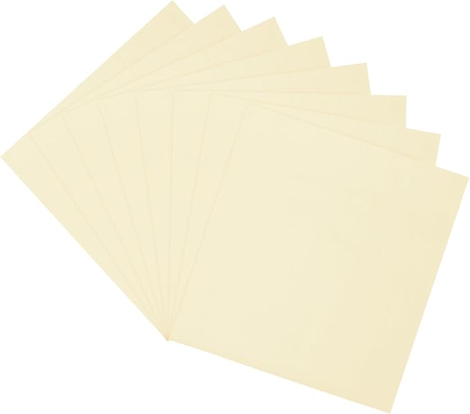 MECCANIXITY 50 Pack Toner Reactive Foil ,Deco Foil Transfer Sheets 8.5"x11" A4 Hot Foil Paper for Laser Printer Scrapbooking Heat Transfer DIY Craft,Light Golden