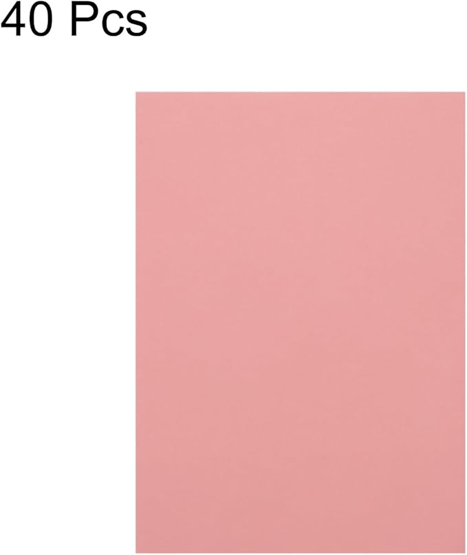 MECCANIXITY Colored Vellum Paper, 40 Sheet Light Pink Transparency 11.7 x 8.2 Printable Vellum Paper, Translucent Vellum Sheets for Printing Wedding Invitations, Ink Jet Laser Printer