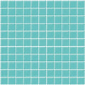 1"x1" Aqua Matte Finished Glass Mosaic Tile (9.67 Sq ft- Box of 10 Sheets)