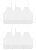 CHRORINE 6/12/24 Pack Kids Painting Apron Toddler Art Aprons for Kids Paint Apron Smock for Painting Cooking Craft Activity