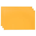 PATIKIL 6x10 Inch Anodized Aluminum Sheet Metal, 3Pcs Laser Plates Engraving Blanks 0.5MM Thin Rectangle for Crafting DIY House Laser Engraving, Yellow