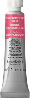 Winsor & Newton Professional Watercolor, 5ml (0.17-oz) Tube, Quinacridone Red
