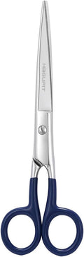 Sharp Precision Embroidery Scissors - 7" Professional Stainless Steel Pointed Tip Detail Thread Shears for Home Office Dressmakers Stitchwork Needlework DIY Crafting Fabric Sewing General Use