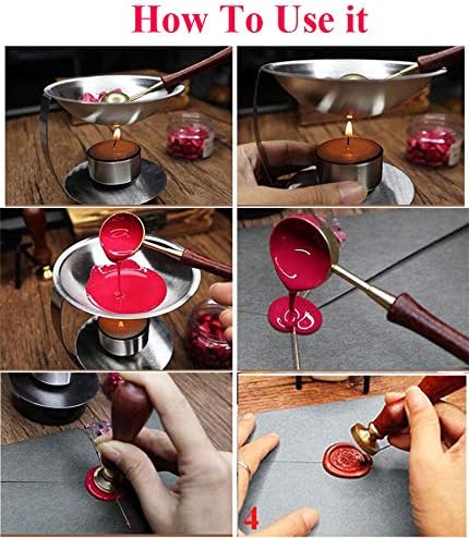Vintage Santa Claus Monogram Sealing Wax Seal Stamp Silver Metal Handle Kit Custom Invitation Embellishment Christmas Gift Wrap Package Custom Word Wax Seal Stamp Set