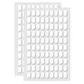 180 Pcs Sticky Tack Poster Stickers, Double Sided Sticky Round Clear Stickers, No Trace Poster Adhesive Putty Removable Waterproof Adhesive Dots for Festival Decoration Sticky Dot (0.31" X 0.51")