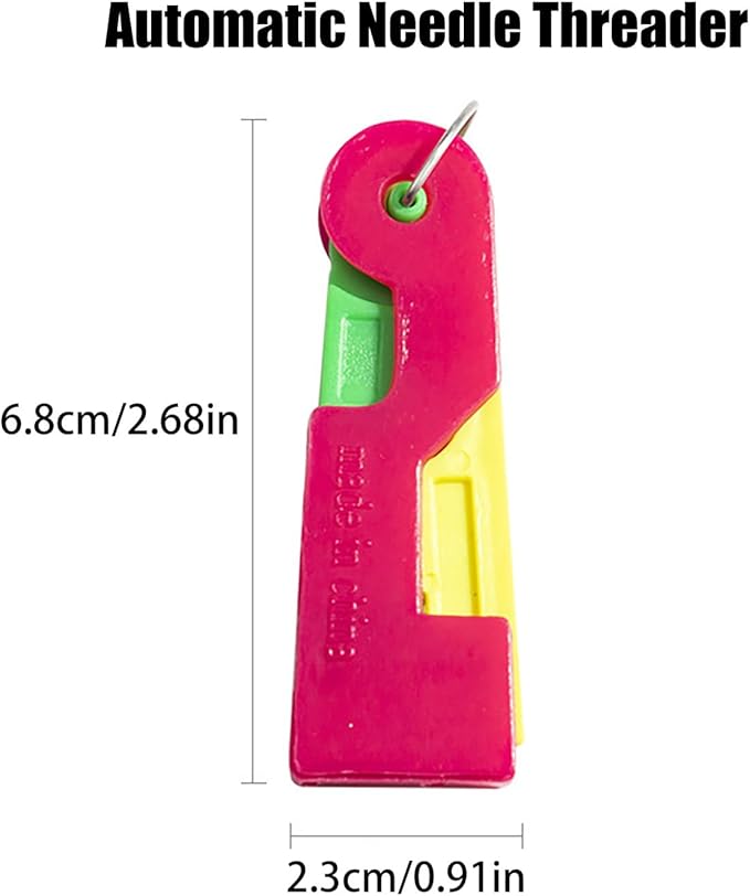 Automatic Needle Threader - 2025 New Plastic Quick-Loop Device for Hand Sewing, Embroidery, & Cross-Stitch Crafts, Universal Compatibility Across Various Sewing Machines (9)