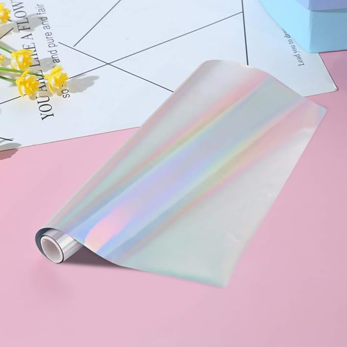 Transfer Foil Paper Bundle for Foil Quill/Heat Foil Pen/Hot Foil Stamping Machine,7.6inchx16.4ft Heat Transfer Foil Roll,5 Assorted Colors Hot Foil Roll Transfer Foil Roll for Craft Card Making