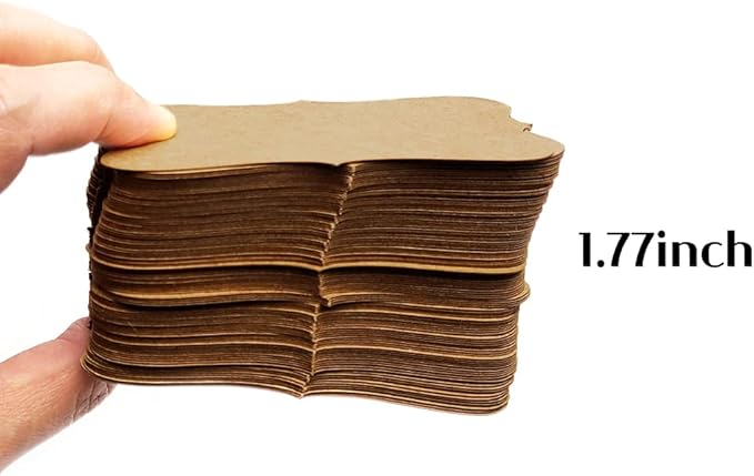 PPAPPAPPIYO Kraft Paper Blank index cards Business Cards (100) Paper 3.54inx1.96in K04- Blank