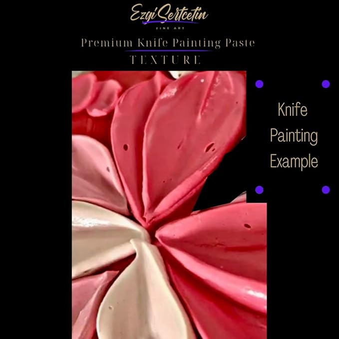 Premium Palette Knife Painting Paste|Texture Paste|Authentic Bright Colors|Ready to Use|Easy to Apply| 6oz (Moricante Yellow)
