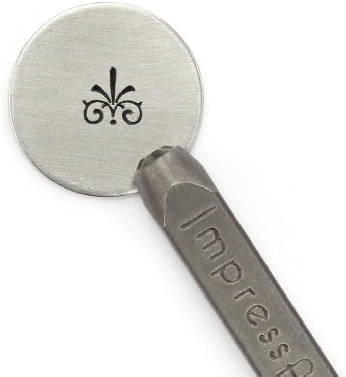 ImpressArt - Flourish G Signature Metal Design Stamp, 3mm