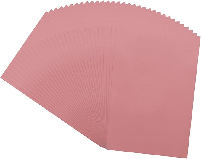 MECCANIXITY 100 Sheet Colored Vellum Paper 4" x 6", 100gsm Translucent Printable Vellum Sheets for Printing Wedding Invitations Inkjet Laser Printer, Pink