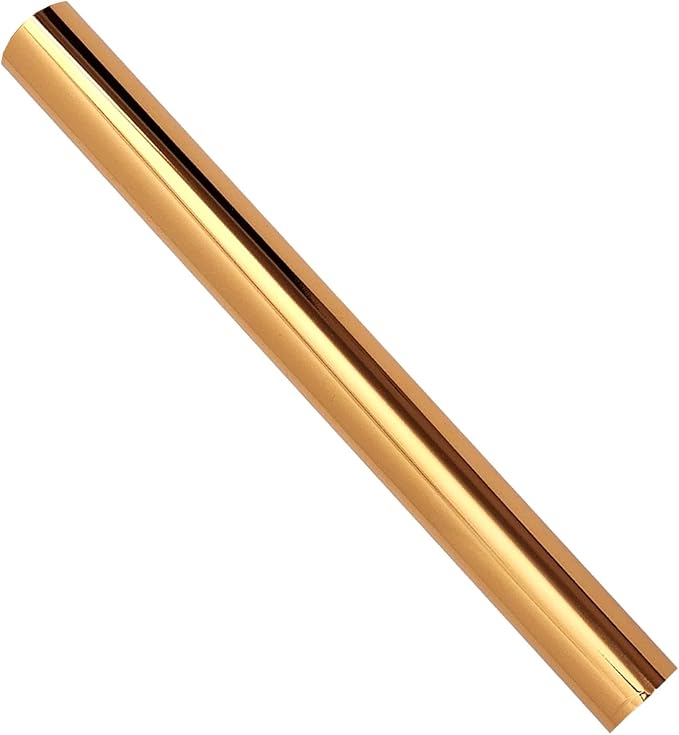 Coolprints Foil for Laminator and Laser Printer, Foil for Toner, Basic Colors, Roll of 12.6 Inches x 32.8 Feet (Copper)