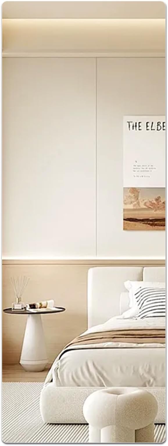 Acrylic Self Adhesive Mirror Sheet for Wall, Plastic Non Glass Sticky Kid Safety Mirror Tiles for Wall 16x47 inch 4 Pcs