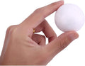 Crafjie 12PCS 2 Inchs White Half Round Foam Balls Polystyrene Half Foam Balls Craft Supplies Hemispherical Christmas Craft Ballfor DIY Home Craft Project and Art Decoration