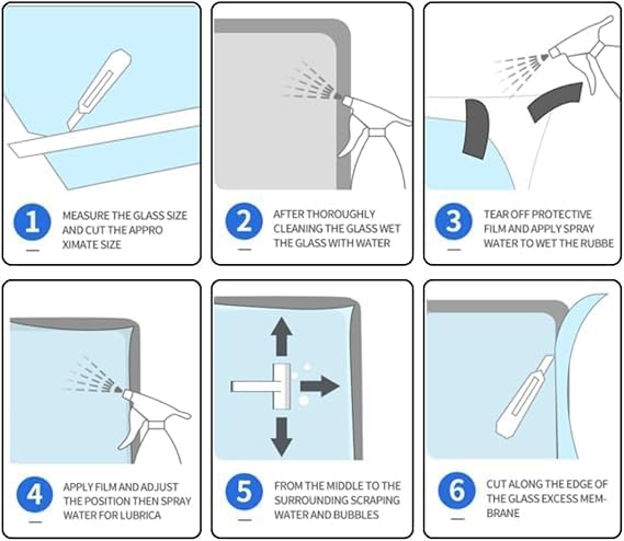 Rockrose Professional Blackout Home Window Tint Film - Sun Blocking Privacy Cover for Home Offices - Room Darkening Sun Light Blocker - 30 in X 100FT - Total Blackout
