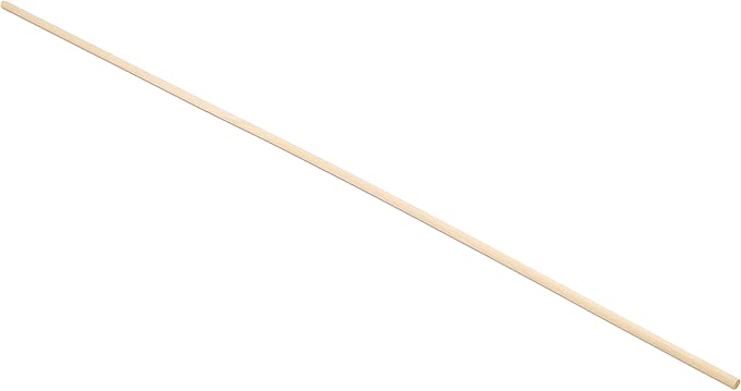 Dowel Rods Wood Sticks Wooden Dowel Rods 5/16 x 36 Inch Unfinished Hardwood Sticks for Crafts and DIYers 50 Pieces by Woodpeckers