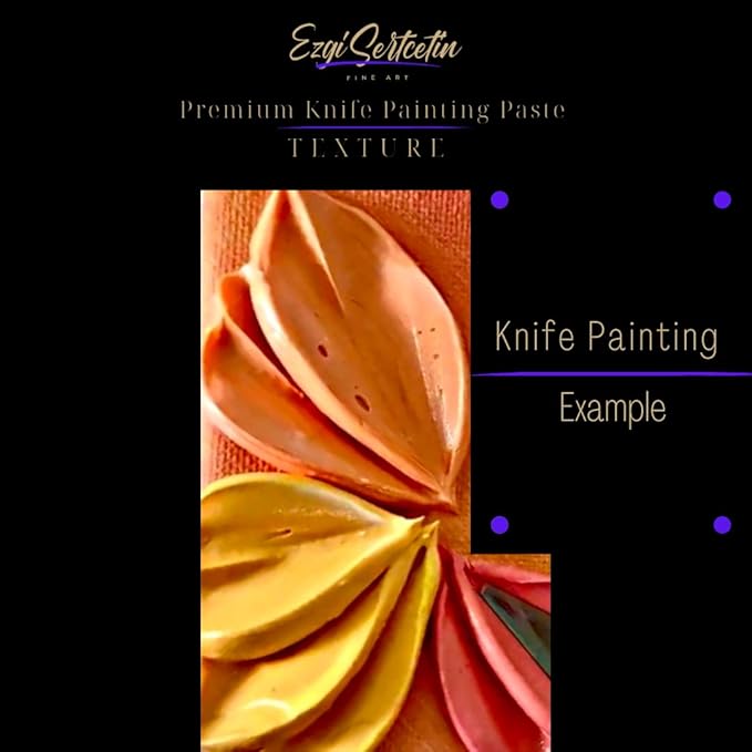 Premium Palette Knife Painting Paste|Texture Paste|Authentic Bright Colors|Ready to Use|Easy to Apply| 6oz (Leaf Green)