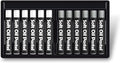 12 Pcs Monochrome Artists Grade Soft Oil Pastels Vibrant and Creamy Colored Chalk Pastels Art Supplies Set for Professionals Painting Drawing White Gray