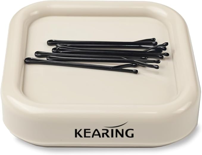 KEARING Strong Magnetic Pin Cushion Square - 8.5cm Powerful Magnet Pin Holder for Sewing - Lightweight Sewing Pin Cushion for Quilting Pins, Needles - Sewing Accessories Organizer