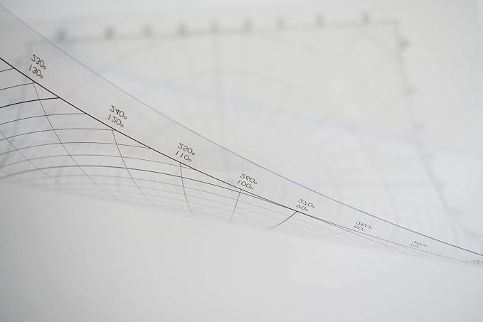 Koala Tools | Geometric Grid Transparency Sheets (Variety Pack of 4) - 8.5" x 11" | Overhead Projector and Light Box Transparencies - Tracing Film for Sketching & Drawing