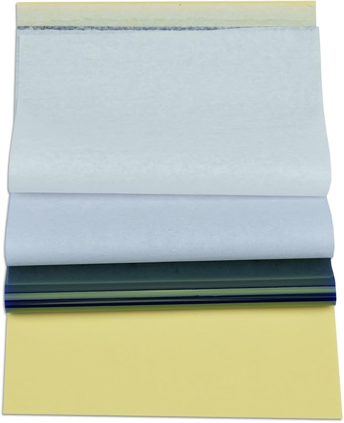 Tattoo Transfer Paper,120 Sheets Tattoo Stencil Paper, Stencil Paper for Tattooing,8.5" x 11" A4 Size,4 Layers Thermal Transfer Paper DIY Tattoo