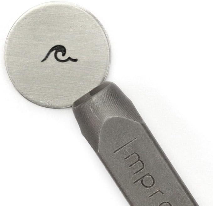 ImpressArt - Wave Steel Punch, Metal Stamping Tools for Custom Jewelry Making & Art Projects (6mm)
